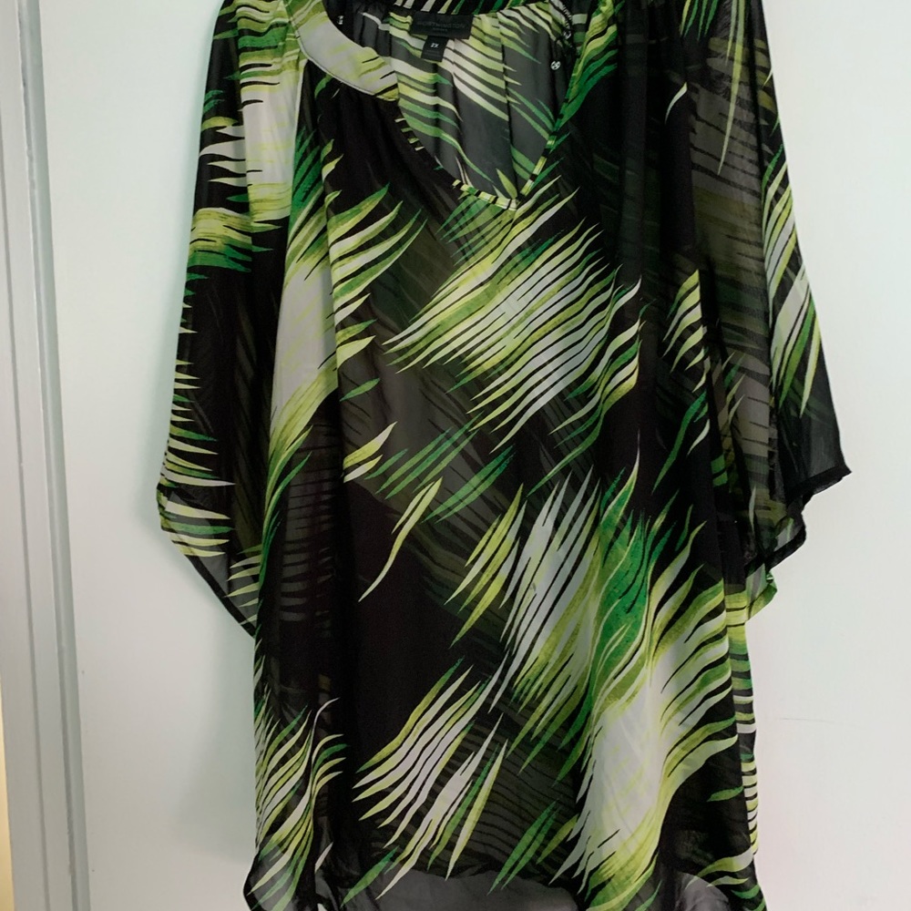 Sheer dress top